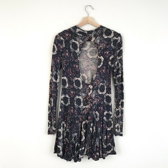 Free People Jersey Annabelle Printed Tunic Dress - Picture 3 of 7